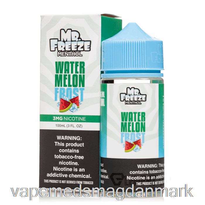 Vape Med Smag Vandmelon Frost - Mr Freeze - 100ml 3mg